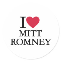 I love Mitt Romney stickers