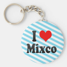 I Love Mixco, Guatemala Keychain
