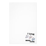 I Love Mixed Tapes Customized Stationery