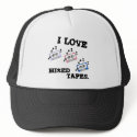 I Love Mixed Tapes hats by doonidesigns I Love Mixed Tapes hats