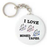 I Love Mixed Tapes keychains