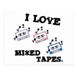 I Love Mixed Tapes Postcards