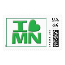 I Love MN postage by nordflark I Love MN postage