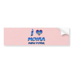 I love Moira, New York Bumper Sticker