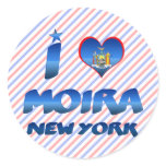 I love Moira, New York stickers