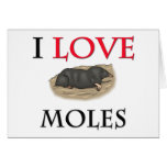 I Love Moles cards