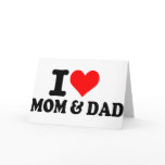 I love mom and dad cards