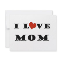 I Love Mom invitations by iloveimiss I Love Mom invitations
