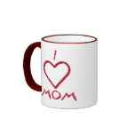 I Love Mom Mug