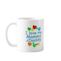 I Love Mommy & Daddy mugs