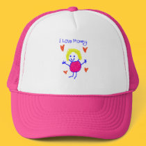 I Love Mommy hats by ChocolateJava I Love Mommy hats