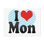 I Love Mon Post Card