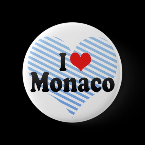 I Love Monaco Button