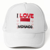 I Love Monaco hats