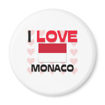 I Love Monaco magnets