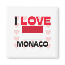 I Love Monaco magnets