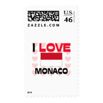 I Love Monaco postage