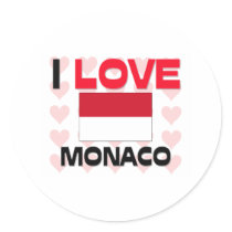 I Love Monaco stickers