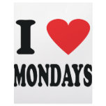 I love mondays icon letterhead design