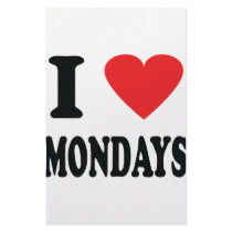I love mondays icon stationery