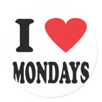 I love mondays icon stickers