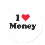 I love money stickers