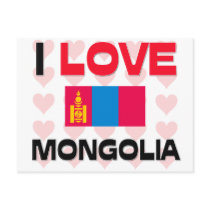 I Love Mongolia postcards