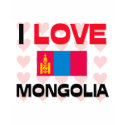 I Love Mongolia t-shirts