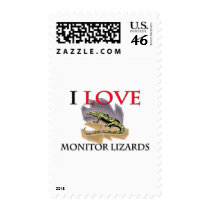 I Love Monitor Lizards postage