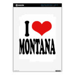 I Love Montana Decal For iPad 3