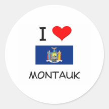 I Love Montauk New York Sticker