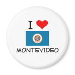 I Love Montevideo Minnesota Refrigerator Magnets