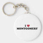 I Love Montgomery Alabama Key Chain