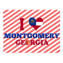 I Love Montgomery, Georgia postcards