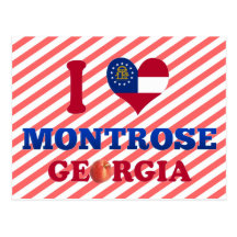 I Love Montrose, Georgia Post Card