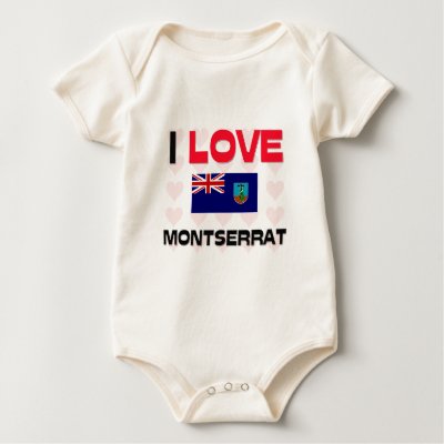 I Love Montserrat T-shirt by tshirtshirts