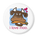 I Love Moo magnets