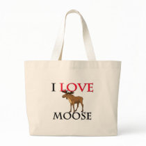 I Love Moose bags