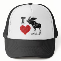 I Love Moose hats by doodles_designs I Love Moose hats