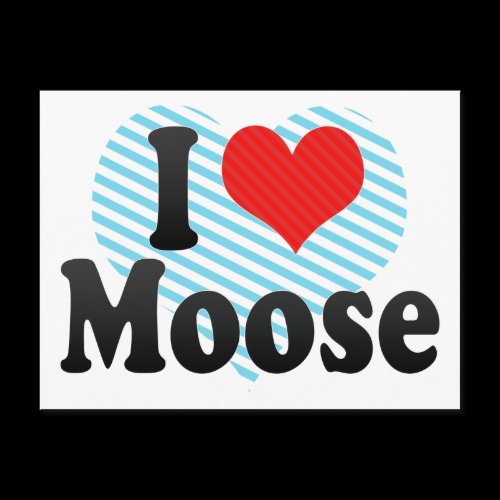 I Love Moose Postcards