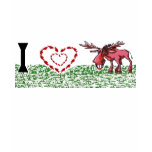 I LOVE MOOSE T SHIRT