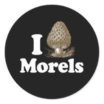 I Love Morels Stickers