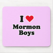I love mormon boys mousepads by Shirtuosity I love mormon boys mousepads