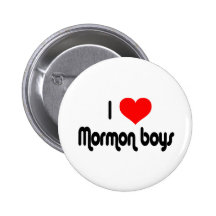 I Love Mormon Boys Pins