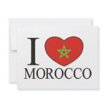 I Love Morocco Invites