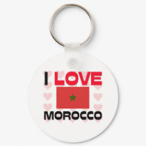 I Love Morocco keychains