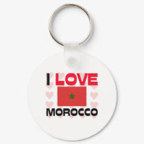 I Love Morocco keychains