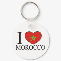 I Love Morocco keychains