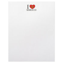 I Love Morocco letterhead by EthnoShirts I Love Morocco letterhead