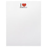 I Love Morocco Customized Letterhead